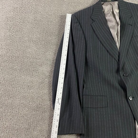 Hart Schaffner Marx Gold Trumpeter Suit Men's Jacket 40R Pants 33x27.5 Gray - Picture 10 of 16